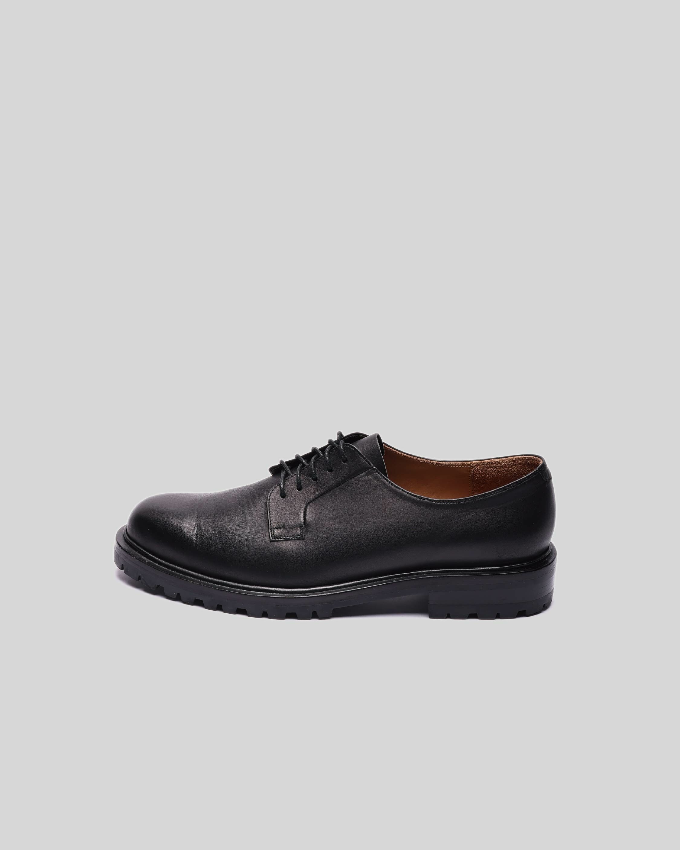 Blucher man(齒紋鞋底) Black/sample sale