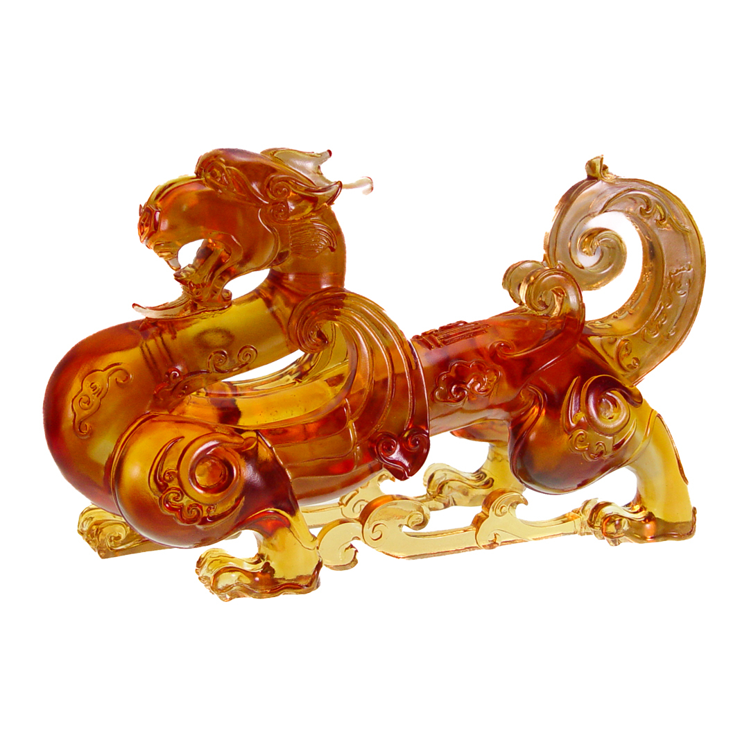 辟邪貔貅琉璃擺飾｜鎮宅招財守護家運 開運納福化煞避邪