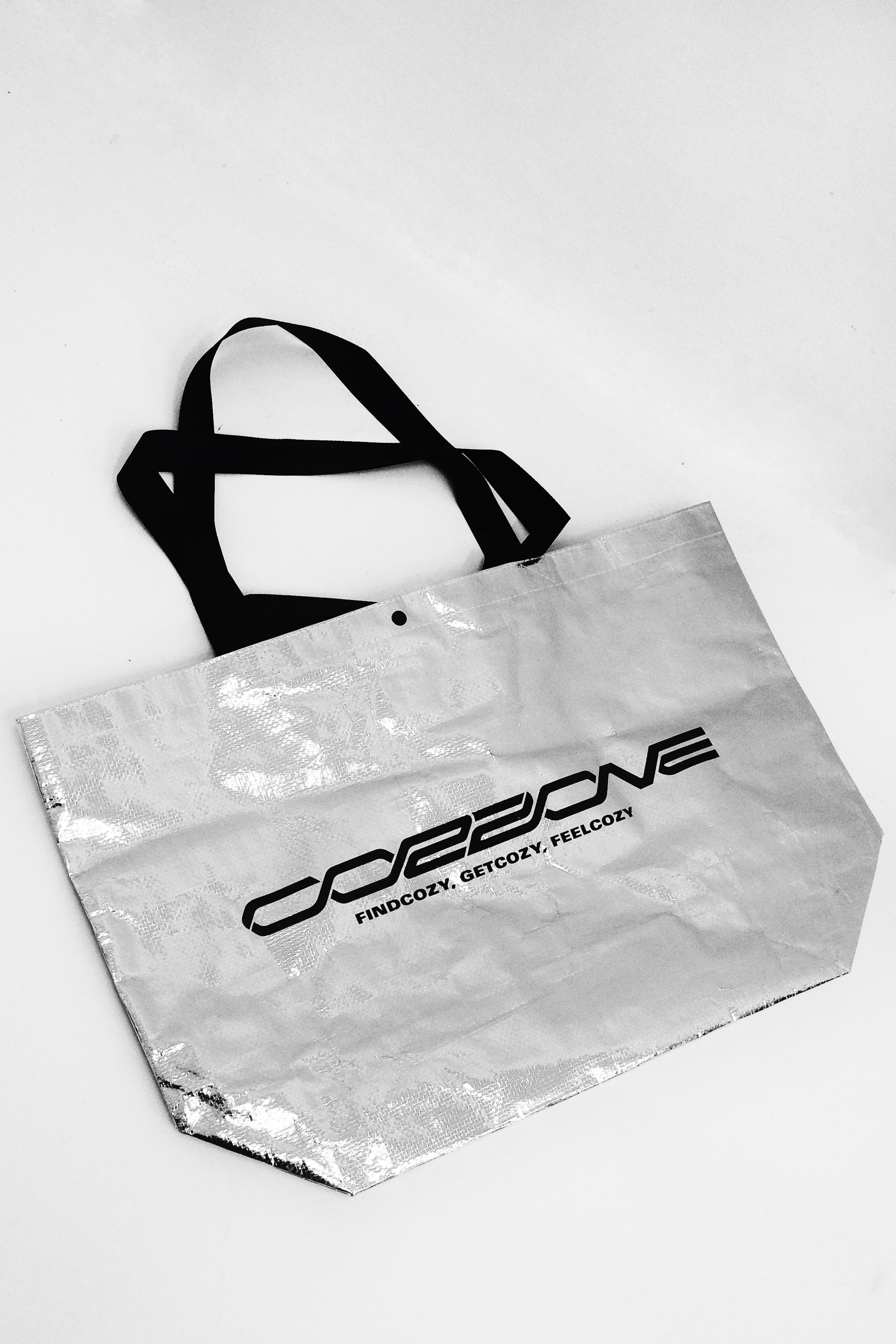 COZZONE Nylon Reflective Shopping Bag