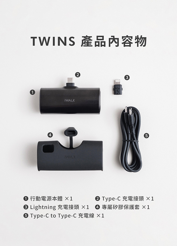 iWALK Twins 內容物