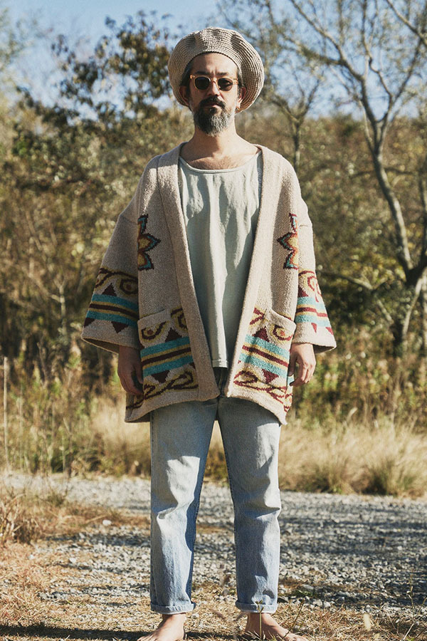 CALYPSO - YINYANG 針織長袍（奶茶色）