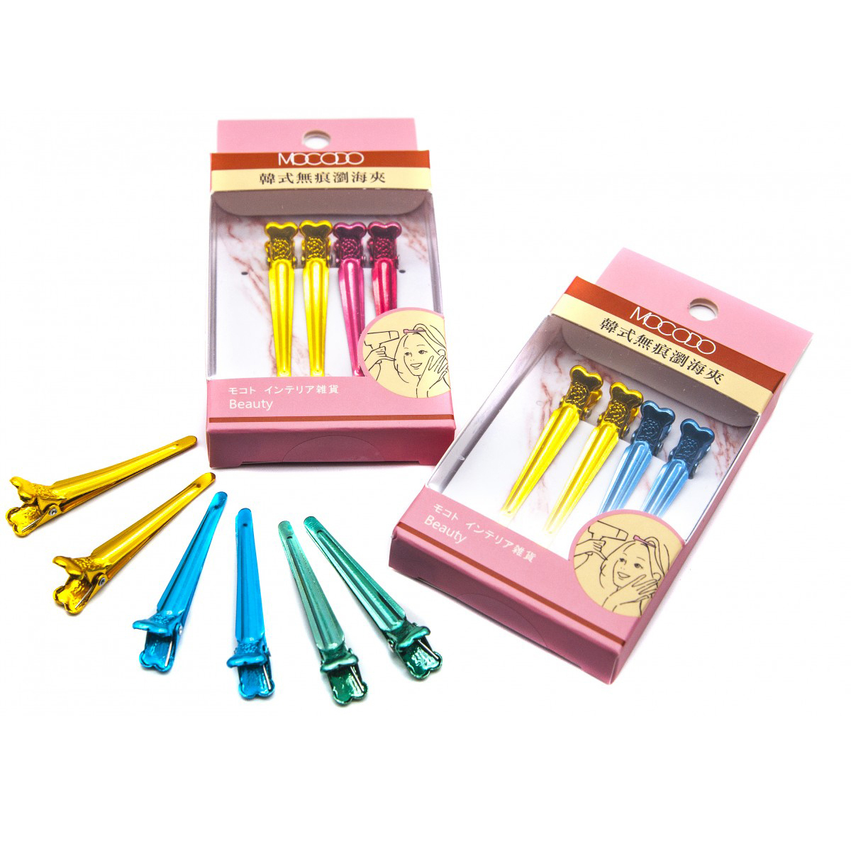 韓式無痕瀏海夾｜4入