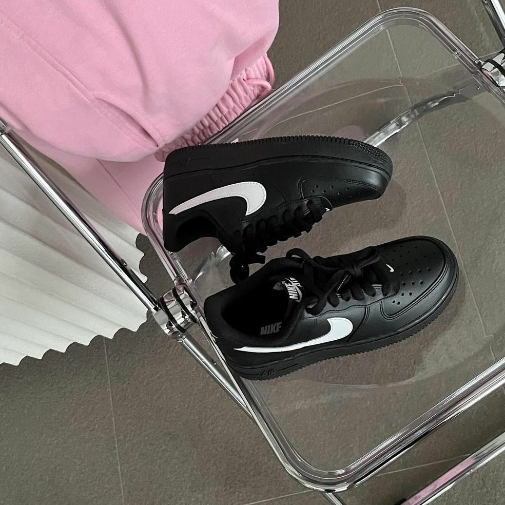 NIKE AIR FORCE 1 AF1 黑白 全黑 白勾 黑武士 男鞋 FZ0627-010 / 預購