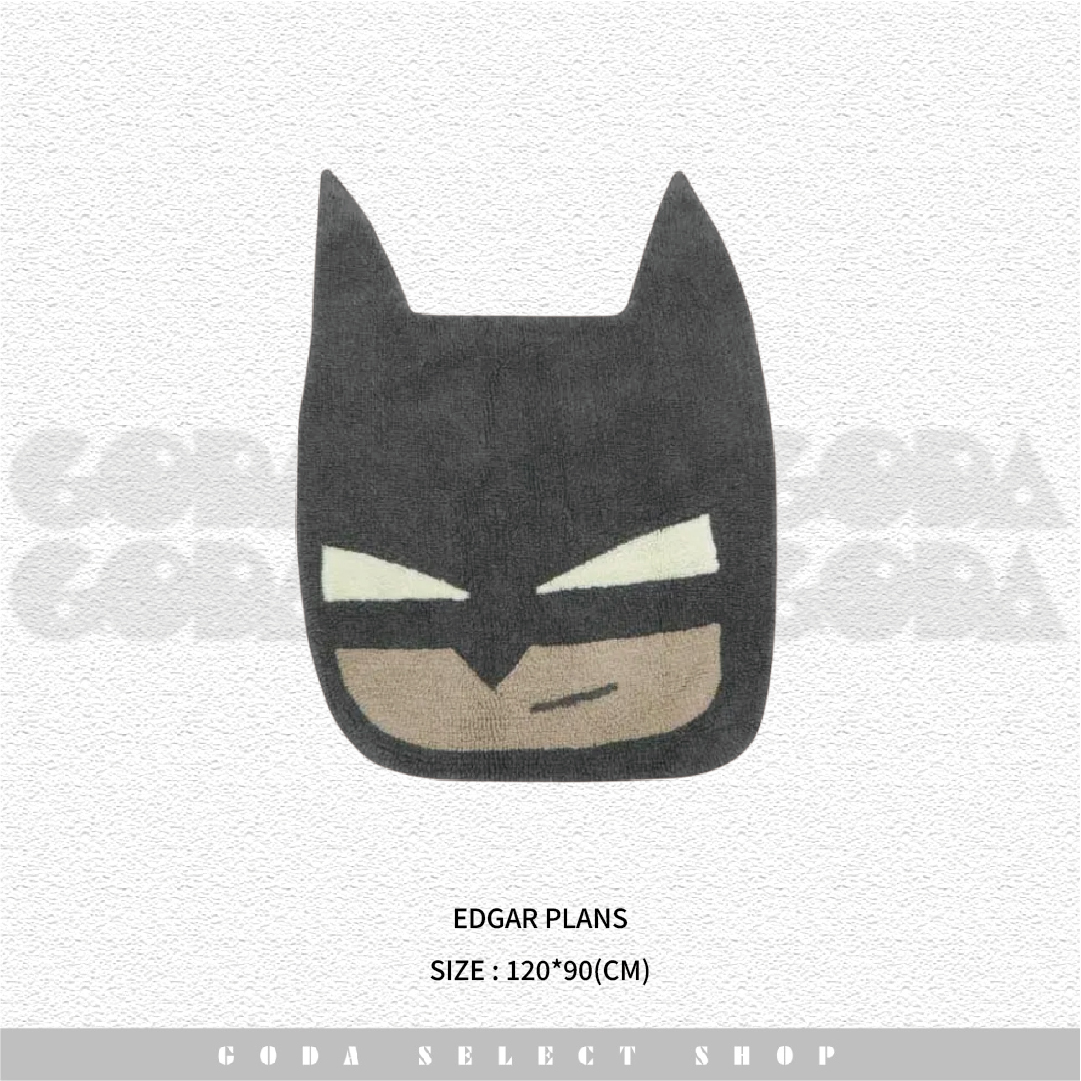 Edgar Plans X Lorena Canals Woolable Rug 蝙蝠俠 地毯 #GT