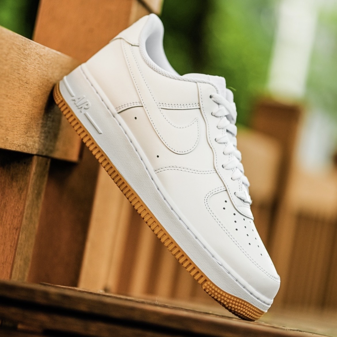 Nike AF1 Low 白生膠 焦糖底 DJ2739-100