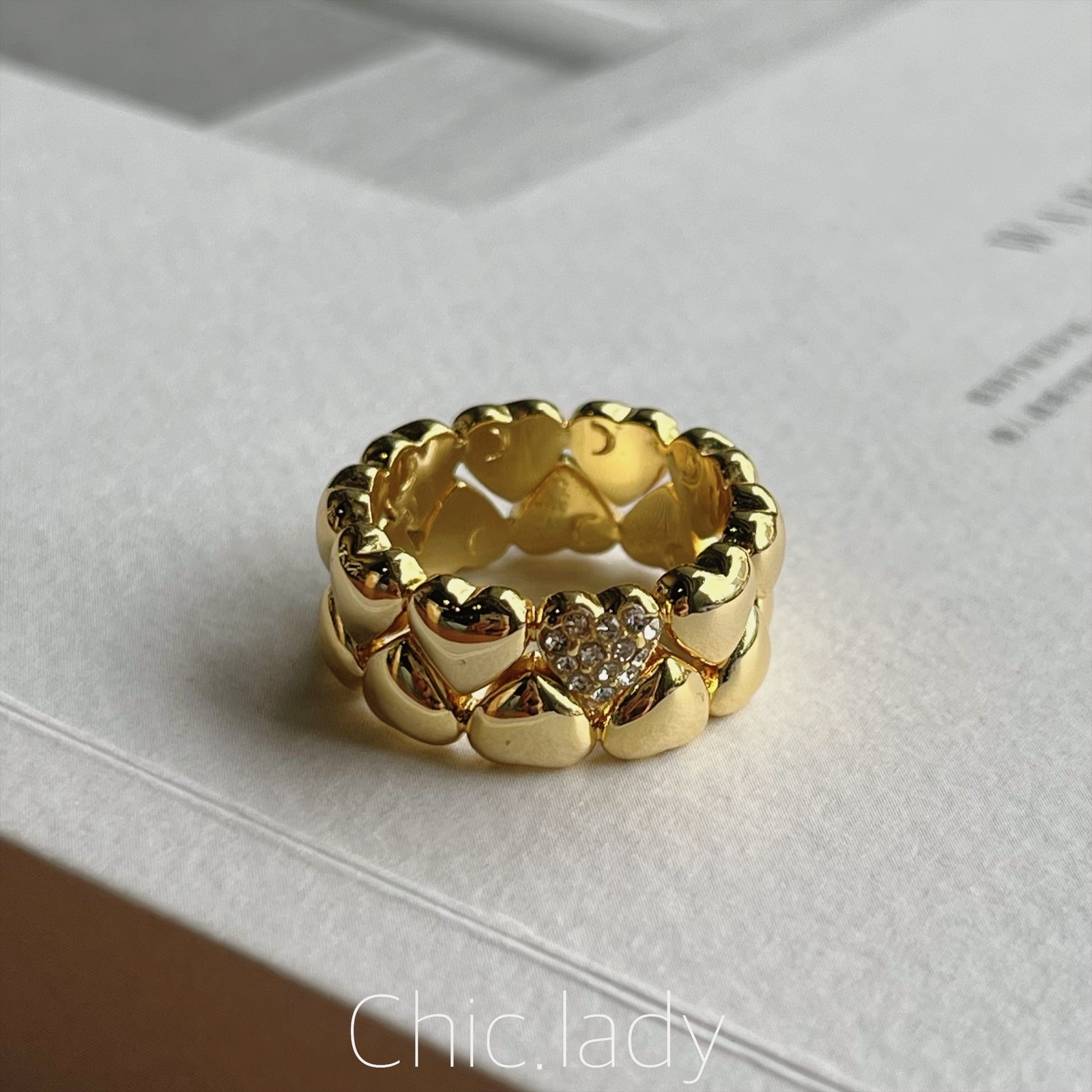 Ring | gold heart