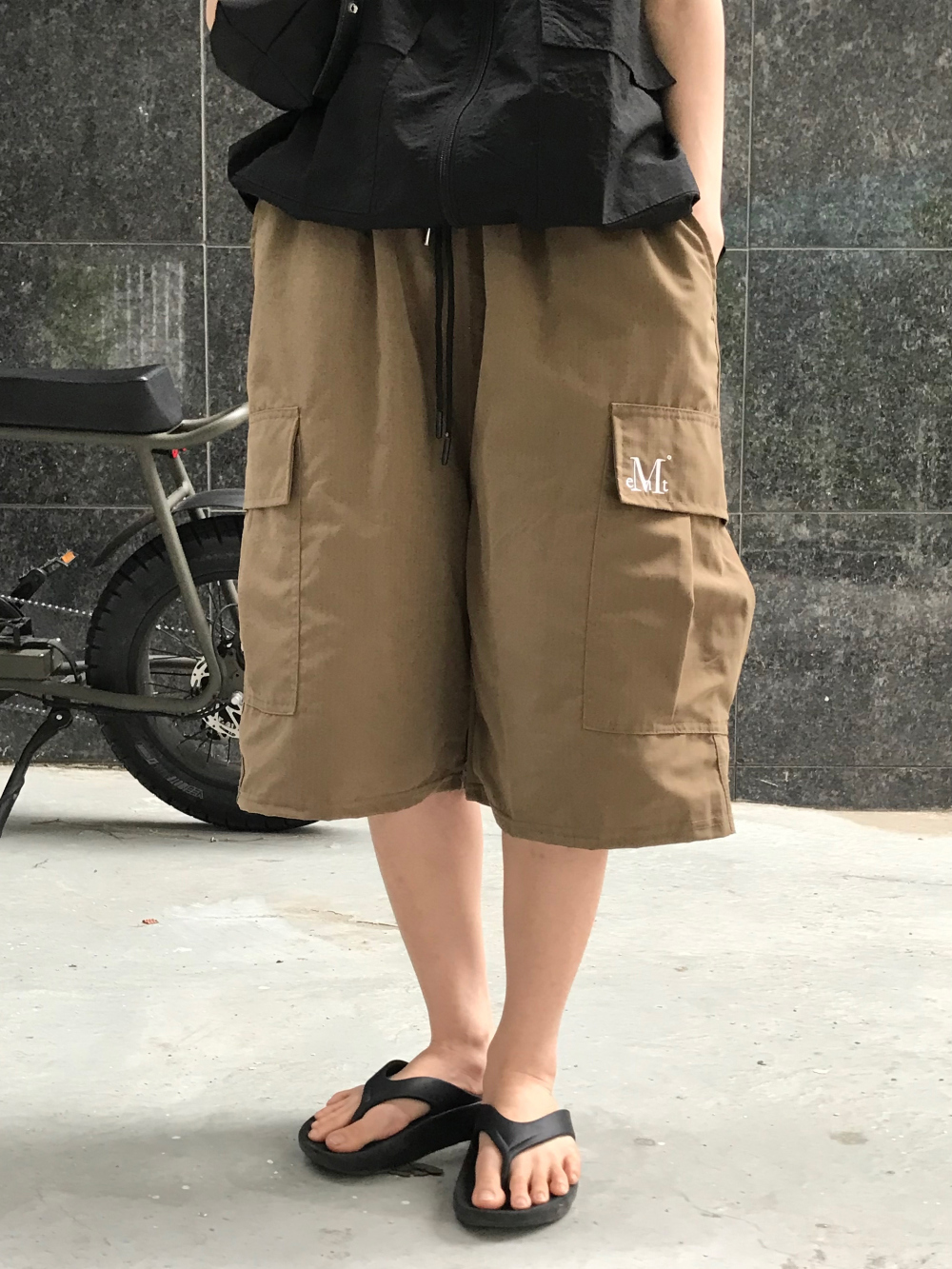 MUCENT LAUREL BERMUDA POLY HALF PANTS