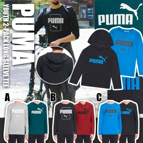 【現貨】Puma A11601 2件中童長袖上衣