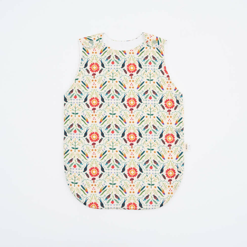 Baby Envelope Blanket - Shoulder Buttoned/Artists Collaboration Collection/inBlooom x Soupy Tang/Forest Kaleidoscope