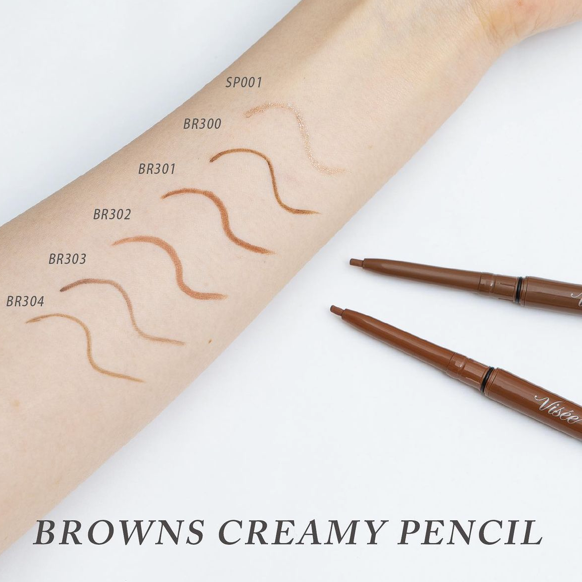 VISEE Browns Creamy Pencil 棕色柔滑眼線膠筆