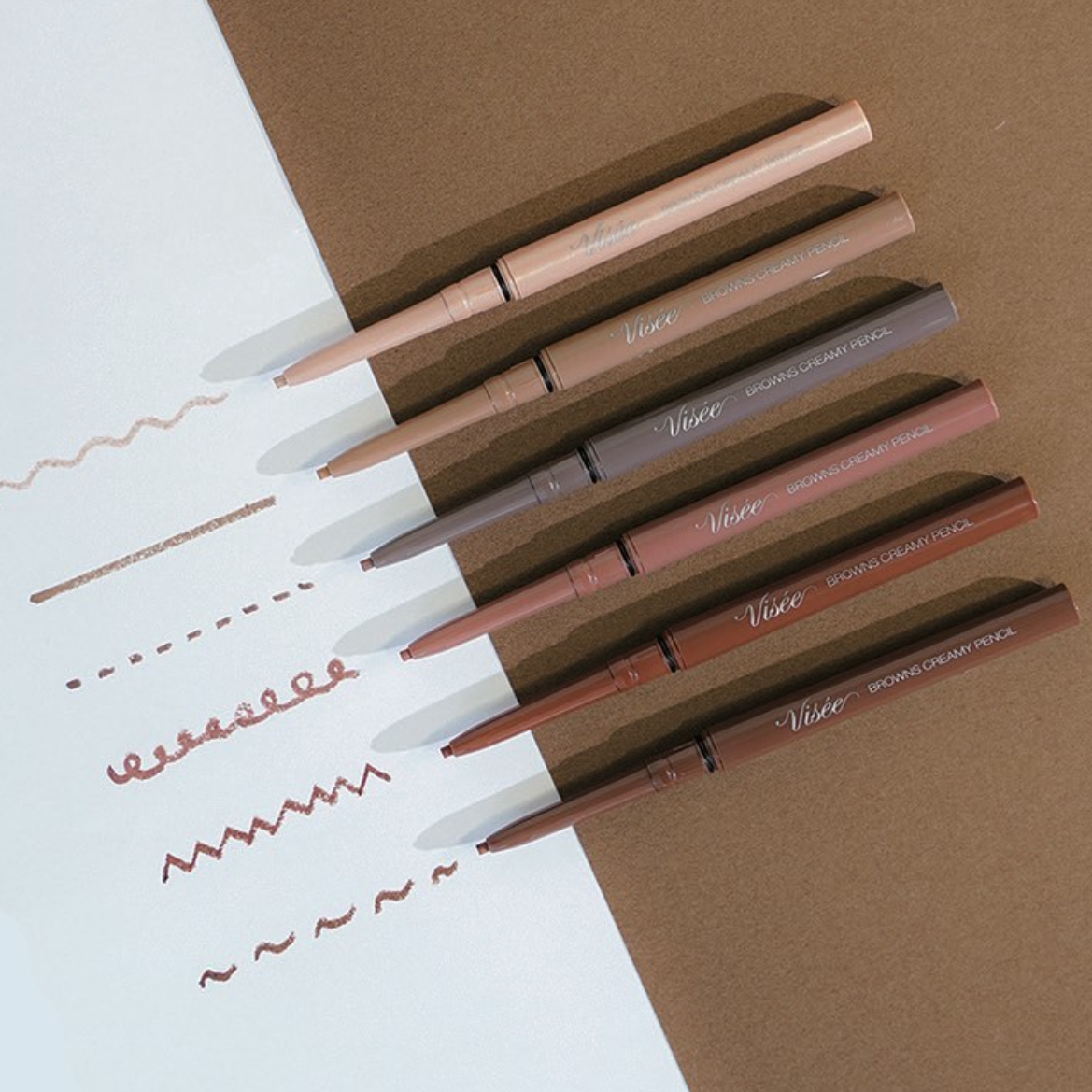 VISEE Browns Creamy Pencil 棕色柔滑眼線膠筆