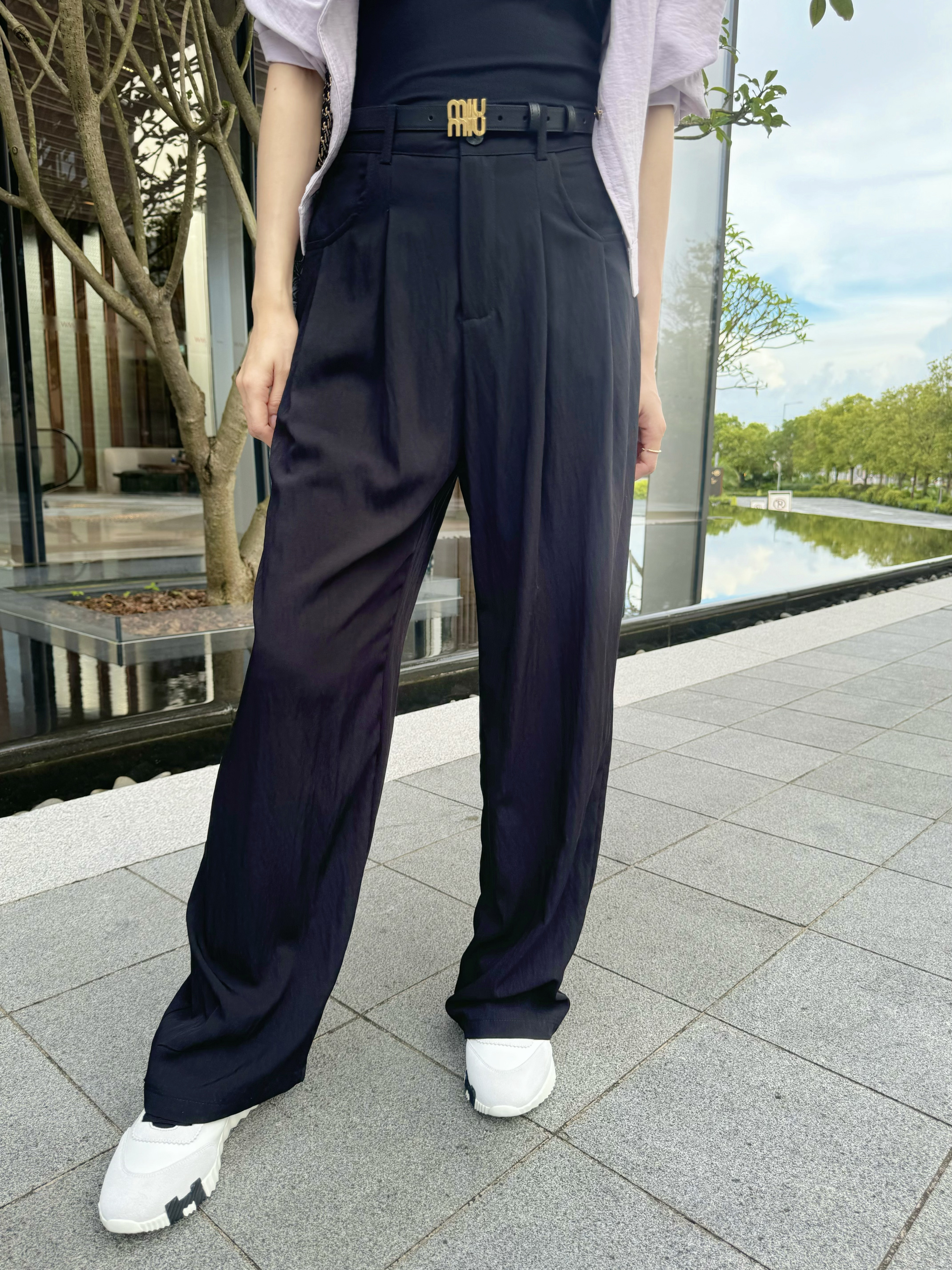 Crepe Viscose-Blend Wide Leg Pants_PT248L11