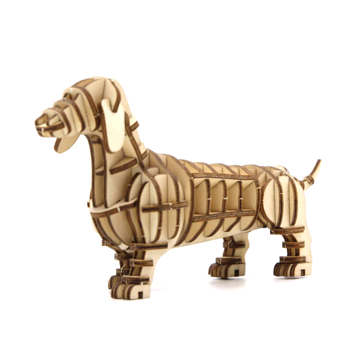 Jigzle 3D Wooden puzzle - Dachshund