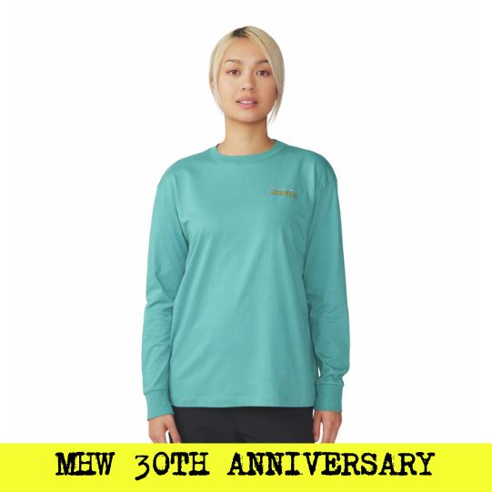 Mountain Hardwear Longsleeves / MHW Logo Landscape™ Boxy Long Sleeve / 女款 / 格柵青 (MHW2042791349)