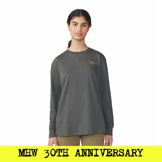 Mountain Hardwear Longsleeves / MHW Logo Landscape™ Boxy Long Sleeve / 女款 / 火山黑 (MHW2042791007)