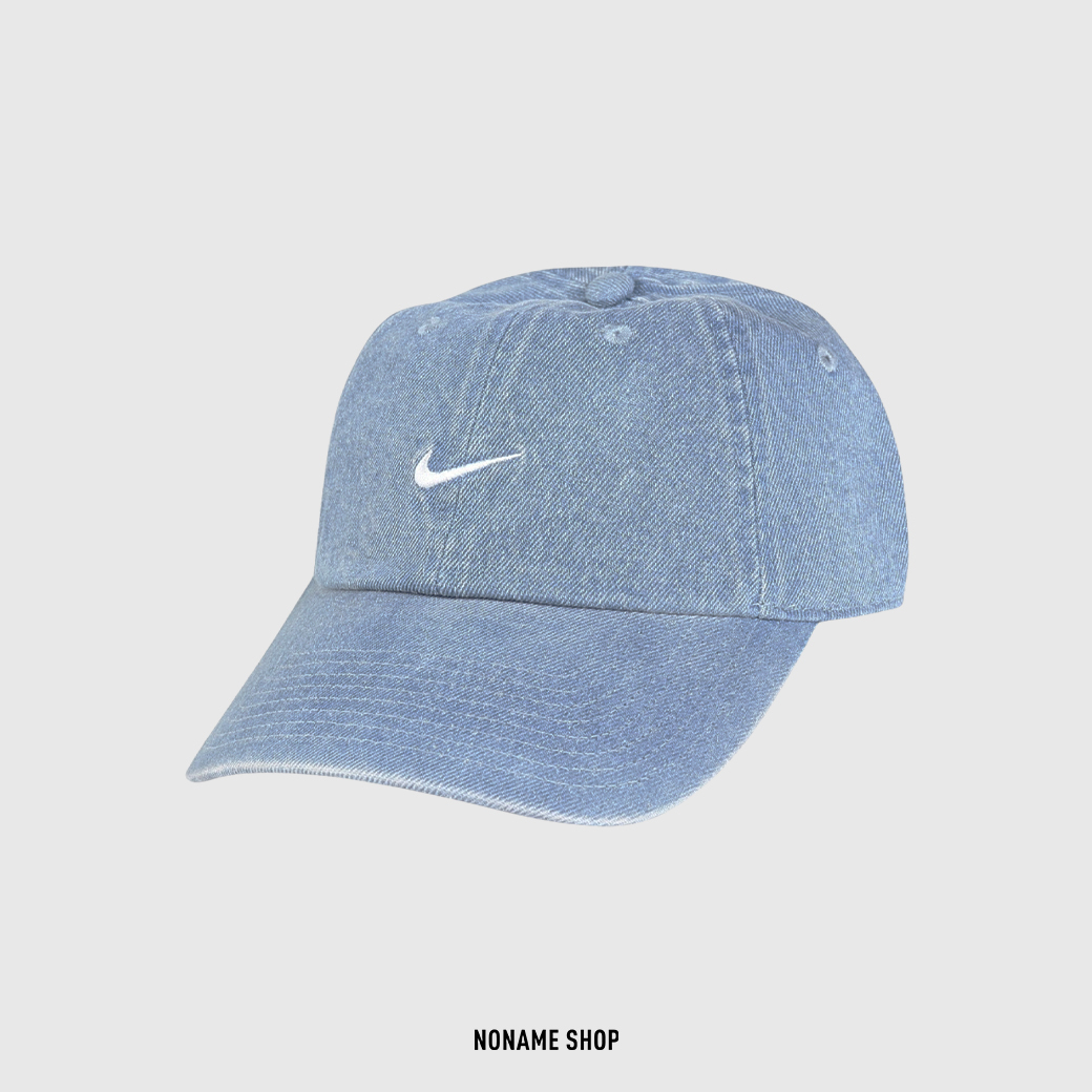 NIKE CLUB CAP 刺繡 小勾 水洗 丹寧 老帽