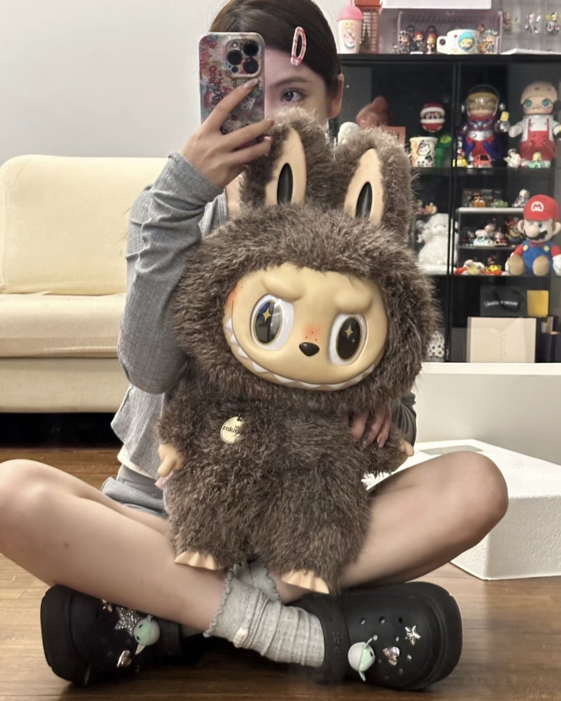 KTQ STORE ‧ POPMART Zimomo Labubu 首領 大隻糖膠公仔 58cm