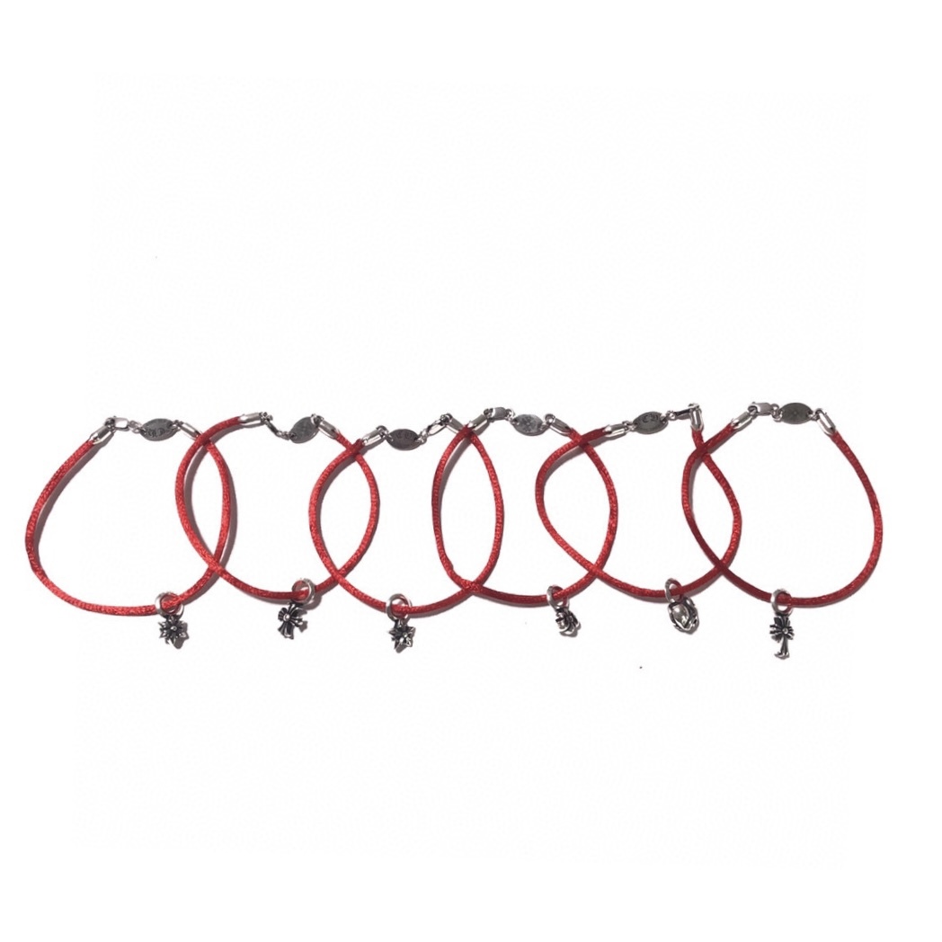Chrome Hearts KZ Red Rope Bracelet (6 styles) Chrome Hearts KZ Red Rope Bracelet (6 styles)