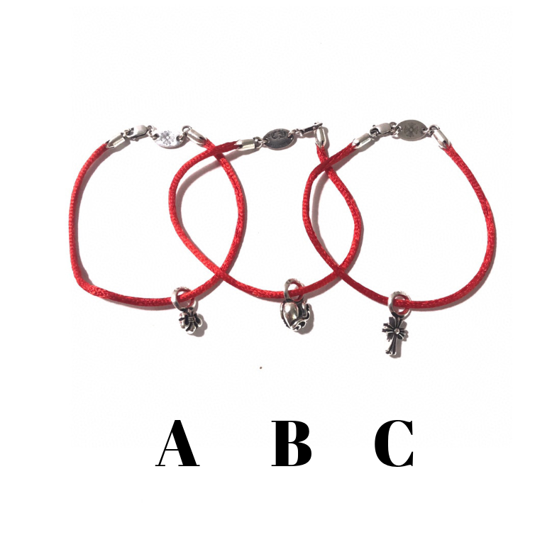 Chrome Hearts KZ Red Rope Bracelet (6 styles) Chrome Hearts KZ Red Rope Bracelet (6 styles)