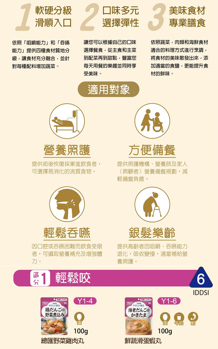 KEWPIE 雅膳誼-香滑甘薯泥(舌可碎,日本介護食,銀髮友善食品)