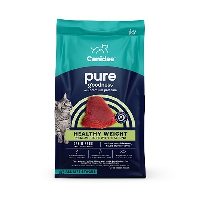 Canidae 無穀物吞拿魚室內貓配方10lb