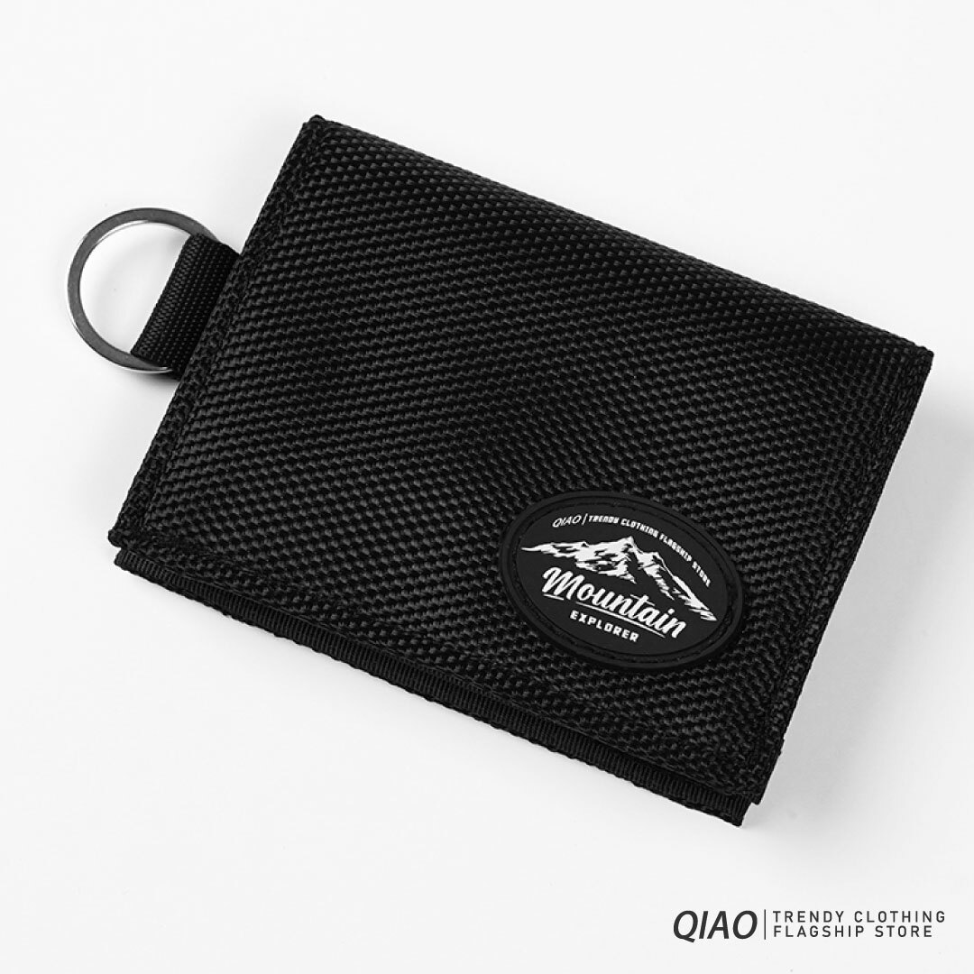 QIAO - 山脈小標 大開口零錢包