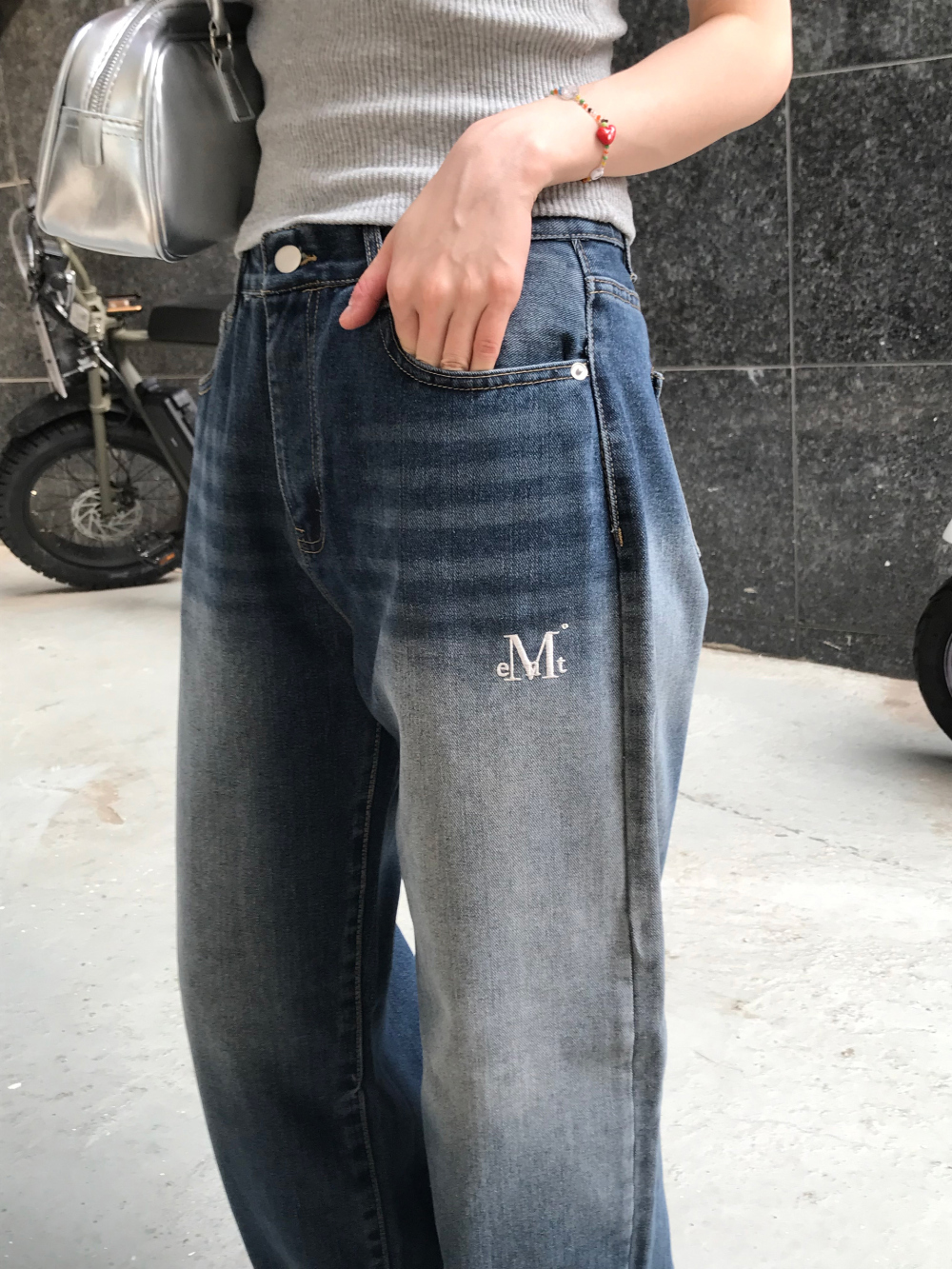 MUCENT PALMA WIDE DENIM PANTS