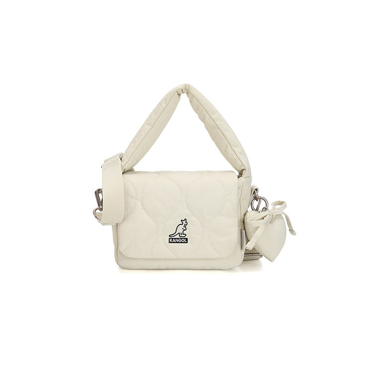 <韓國代購> KANGOL WH QUILT MINI TOTE BAG