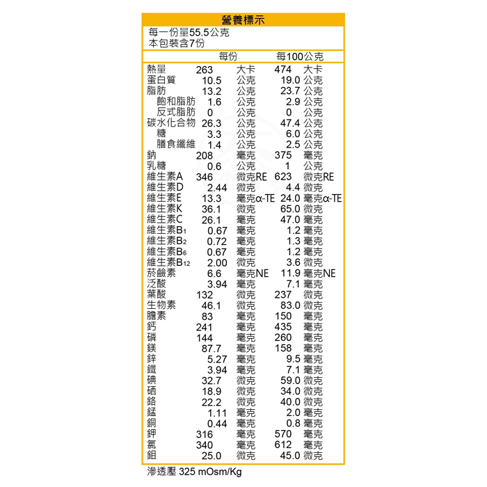 益富  保惠壯-肺部疾病專用營養配方 400公克/罐