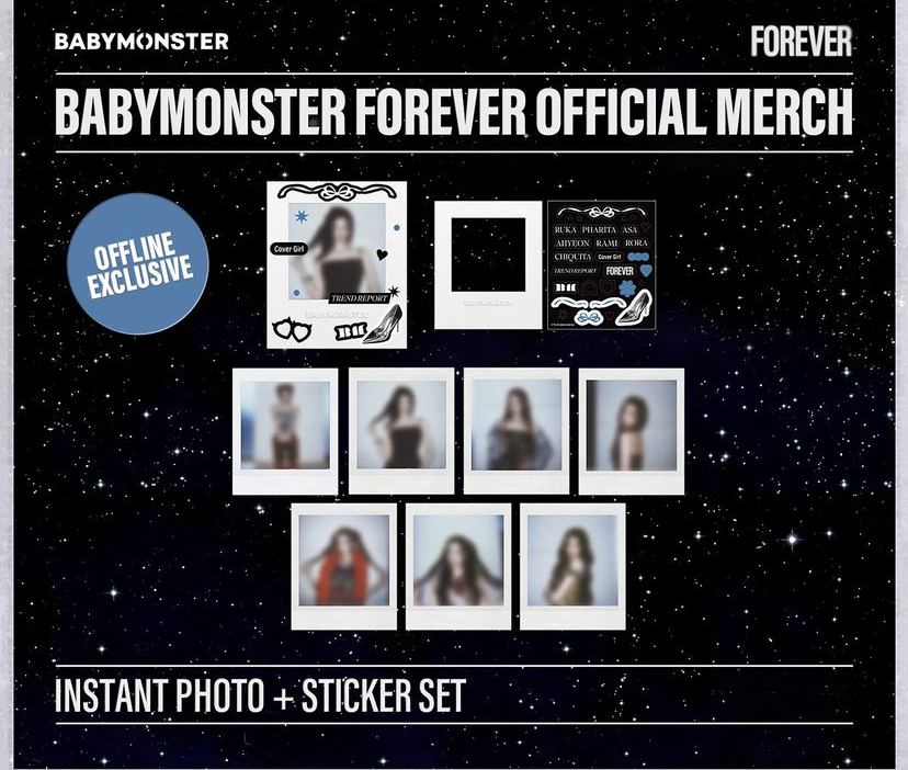 BABYMONSTER [Forever] INSTANT PHOTO + STICKER SET