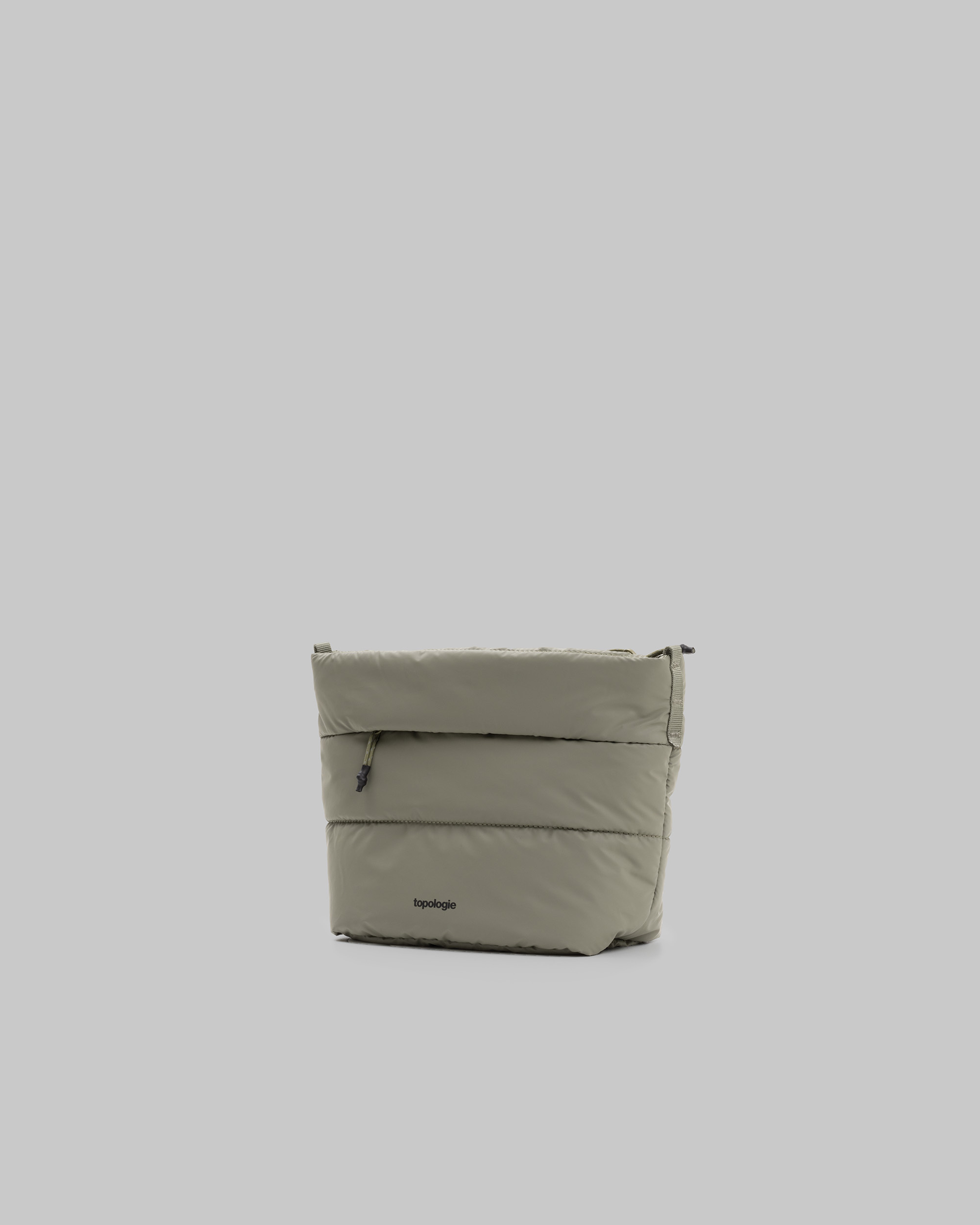 隨身抽繩包 | 青苔綠(絎縫)