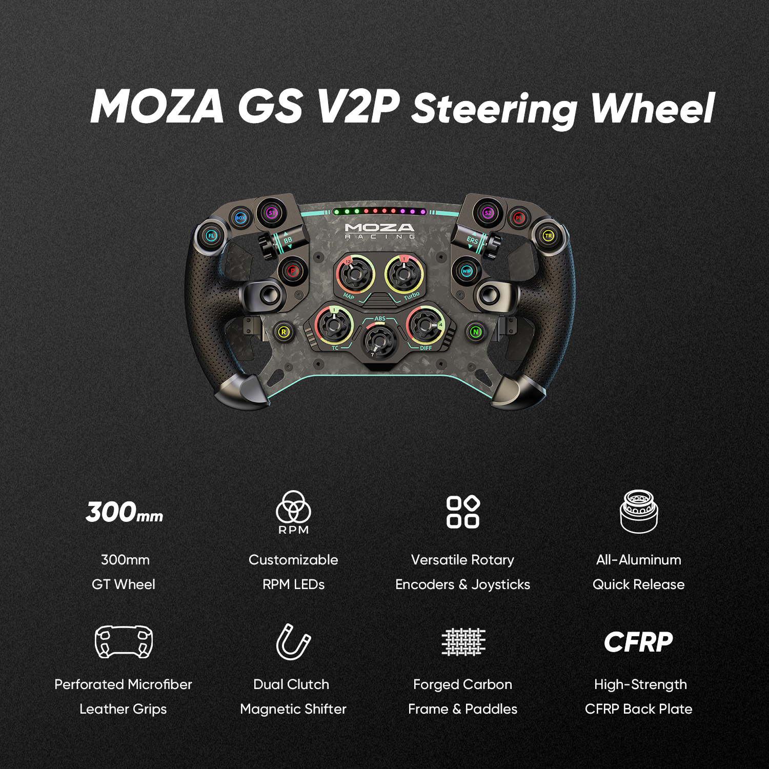 MOZA GS V2P Steering Wheel