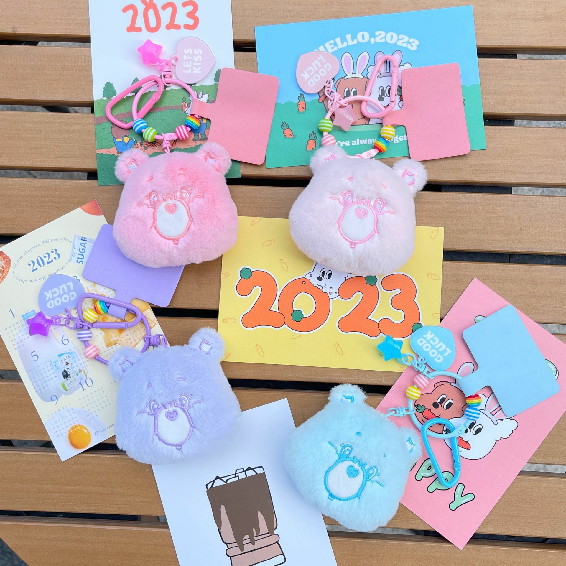 《4624》可愛care bears 鑰匙圈