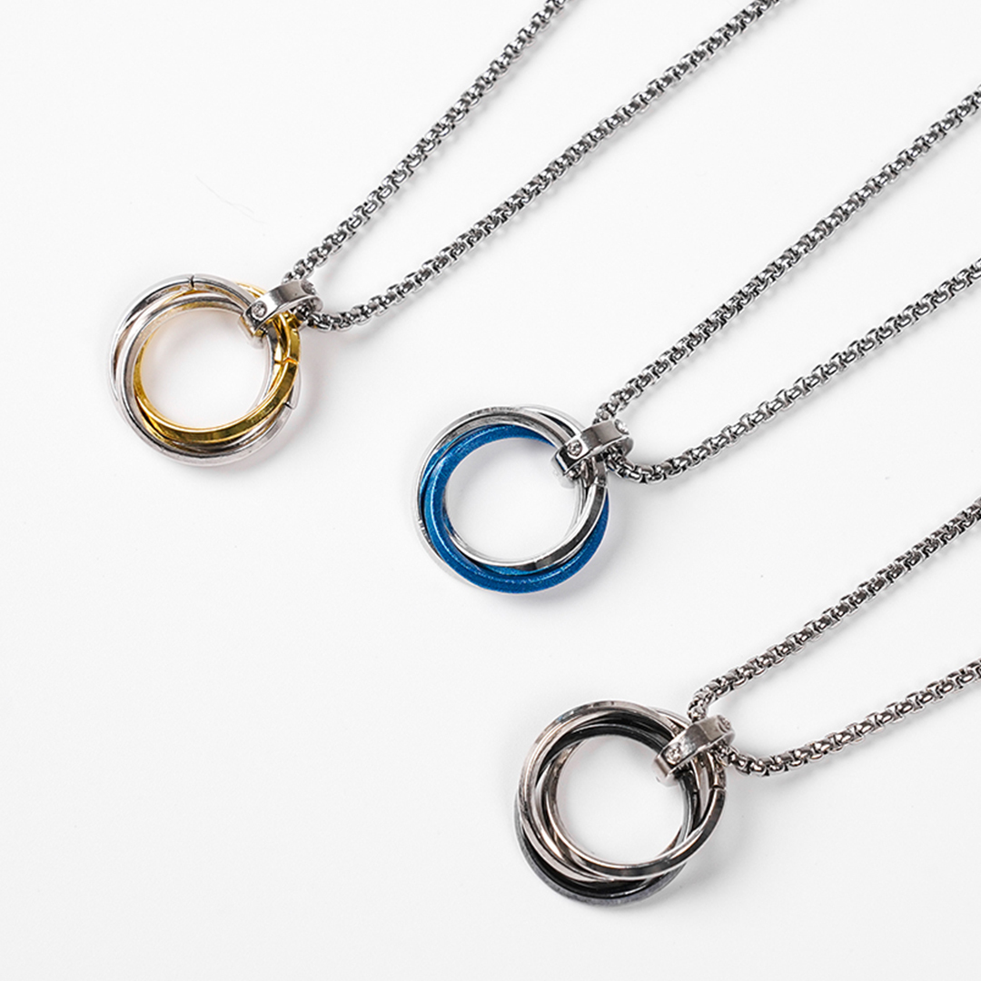 QIAO - 高級感 彩環項鍊