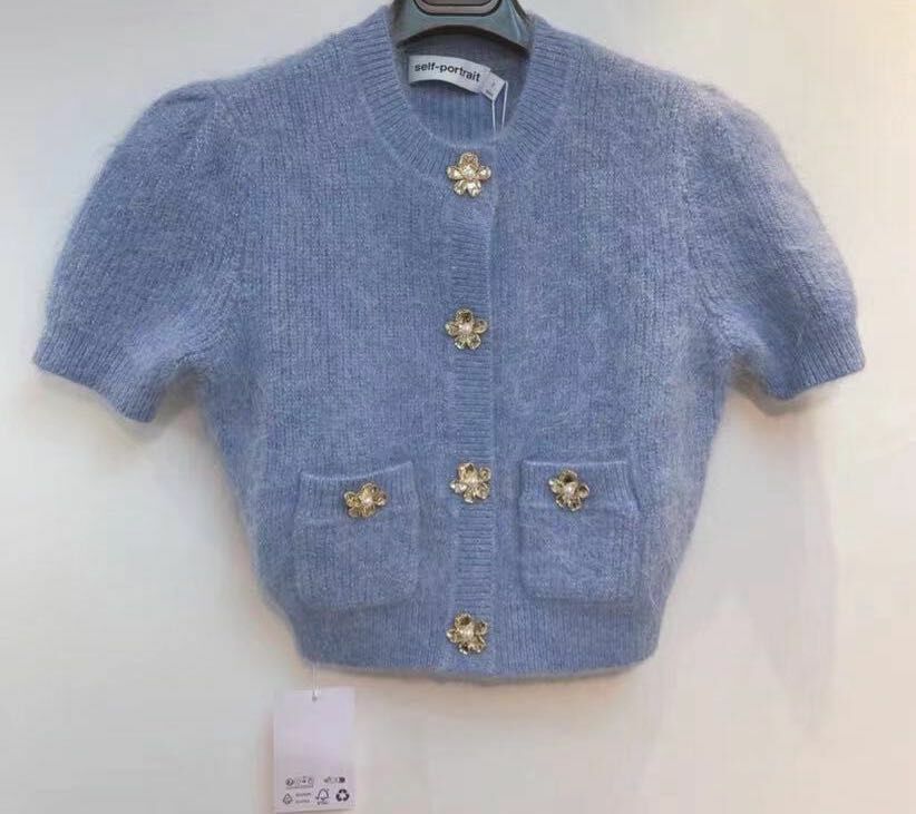 SELF PORTRAIT藍色小香外套 -M