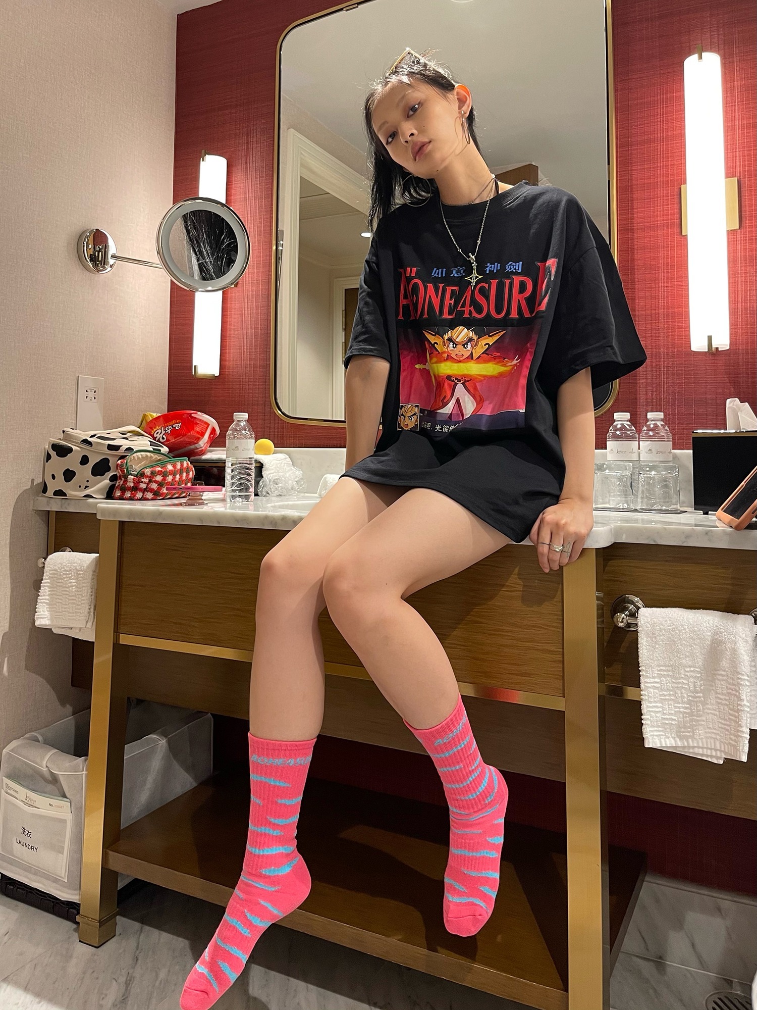 Aone4sure 加布獸 獸紋 長襪