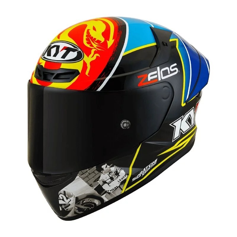 KYT TT-COURSE #19 亮光 選手彩繪 輕量帽款 插扣 TTC