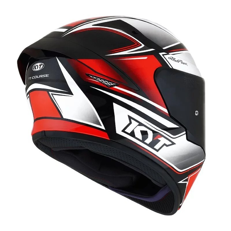 KYT TT-COURSE T紅 亮光 彩繪 輕量帽款 插扣 TTC