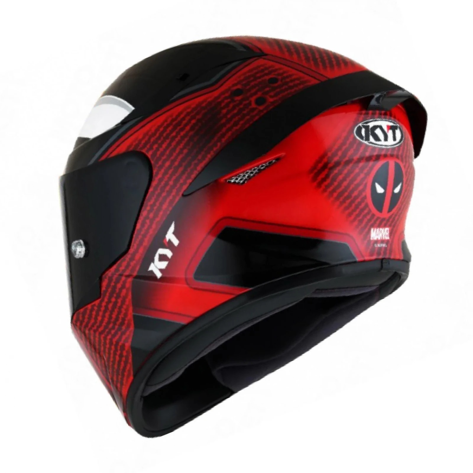 KYT TT-COURSE 死侍 亮光  彩繪 輕量帽款 插扣 TTC 漫威聯名