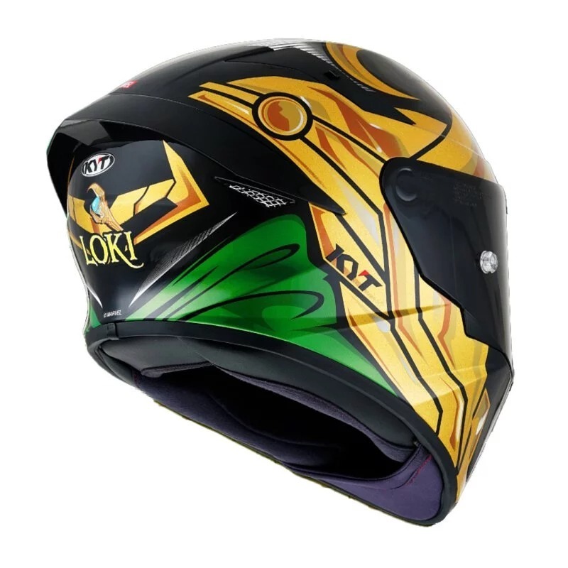 KYT TT-COURSE 洛基 亮光  彩繪 輕量帽款 插扣 TTC 漫威聯名