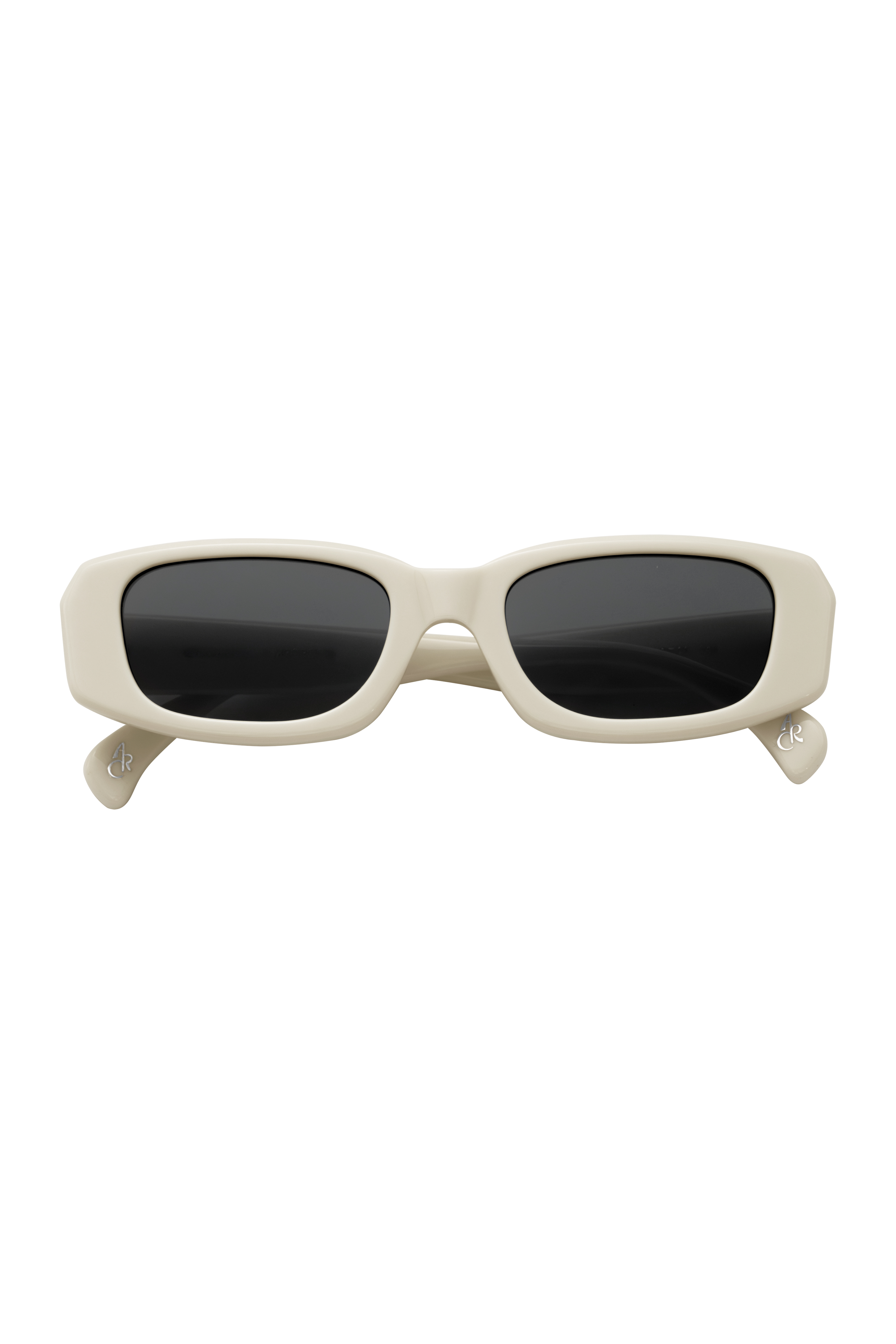 ROOMER SQUARE SUNGLASSES - CREAM