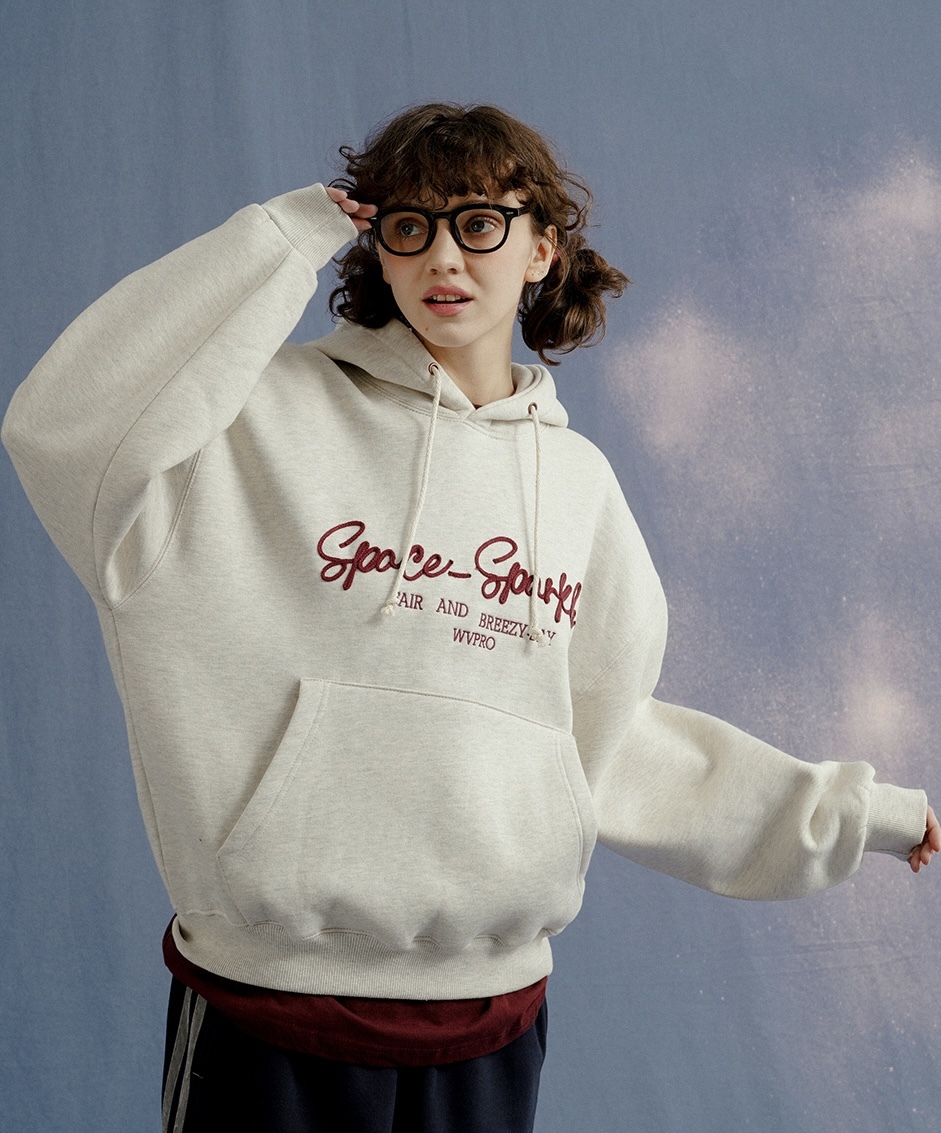 <預購> 韓國Wv project 電繡space sparkle☄️高磅刷毛帽T