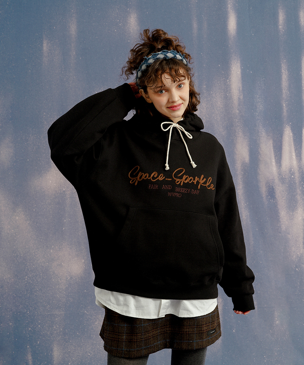 <預購> 韓國Wv project 電繡space sparkle☄️高磅刷毛帽T