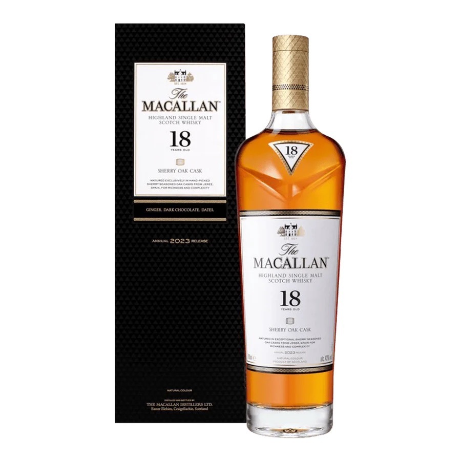 麥卡倫經典雪莉桶18年(2023)