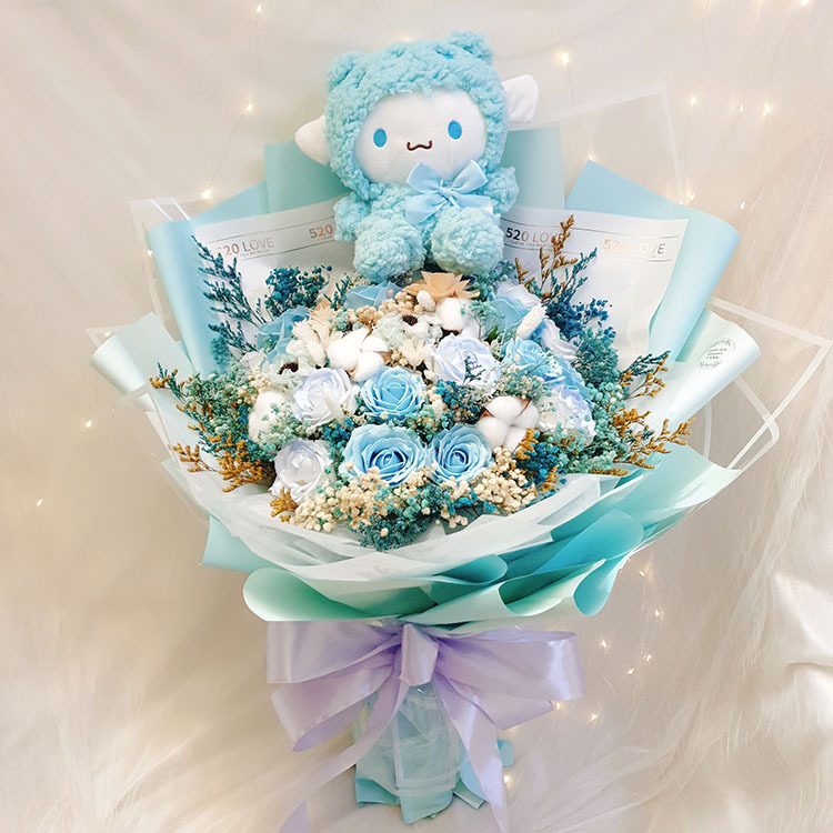 大耳狗超大永生香皂花束,Extra Large Everlasting Soap Bouquet