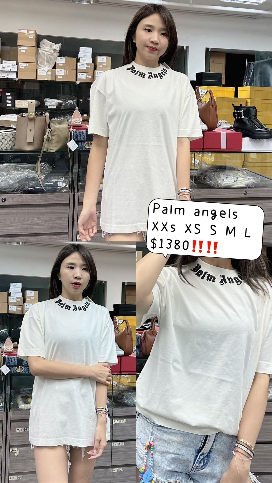 PALM ANGELS PMAA001F24JER007 0310 -T