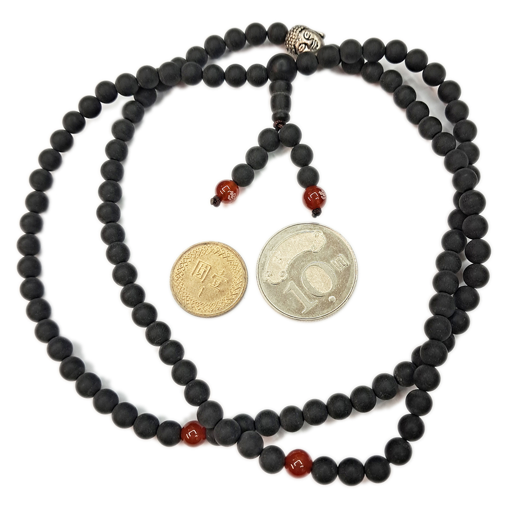 佛首+靈草藥珀108念珠6mm【十方】148147