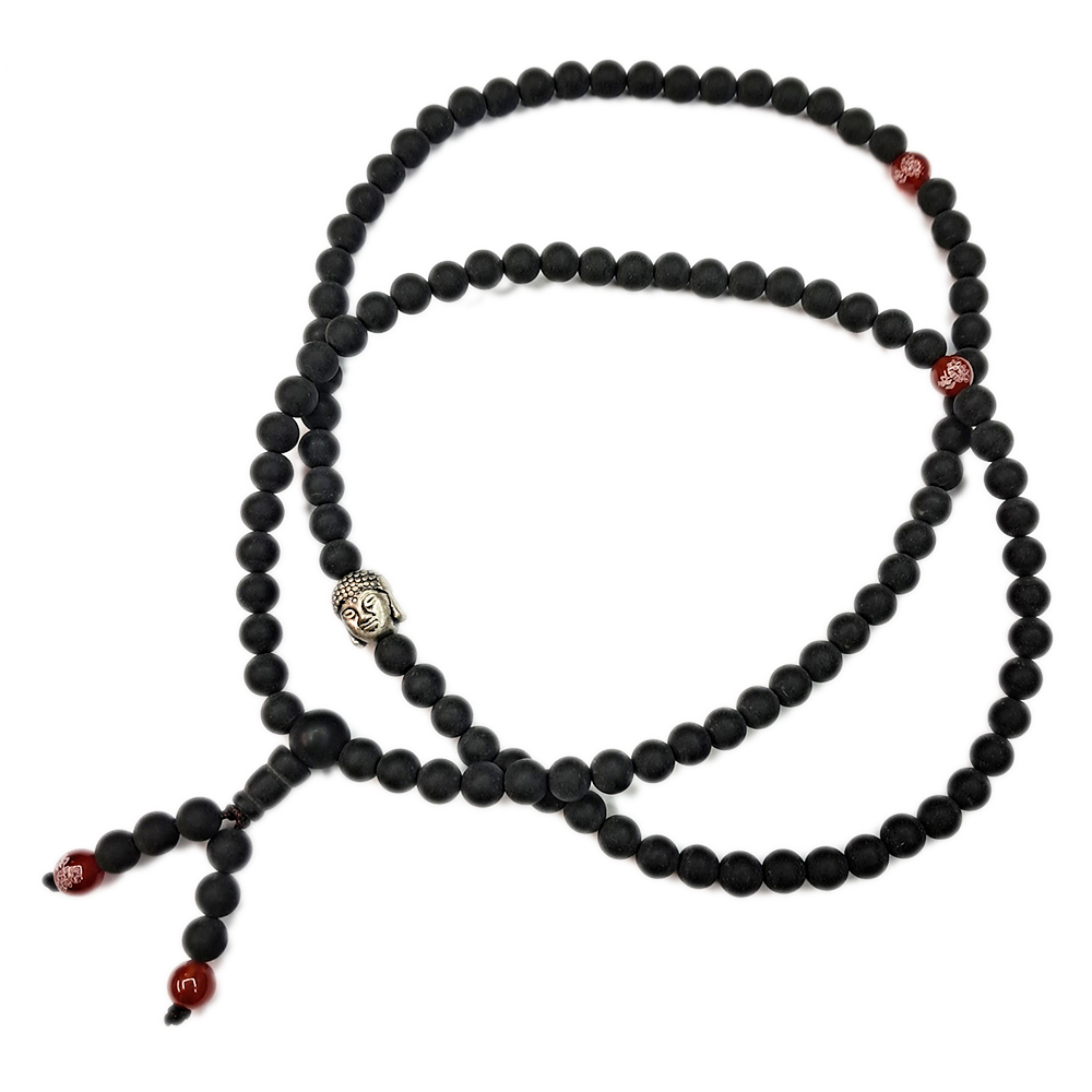 佛首+靈草藥珀108念珠6mm【十方】148147