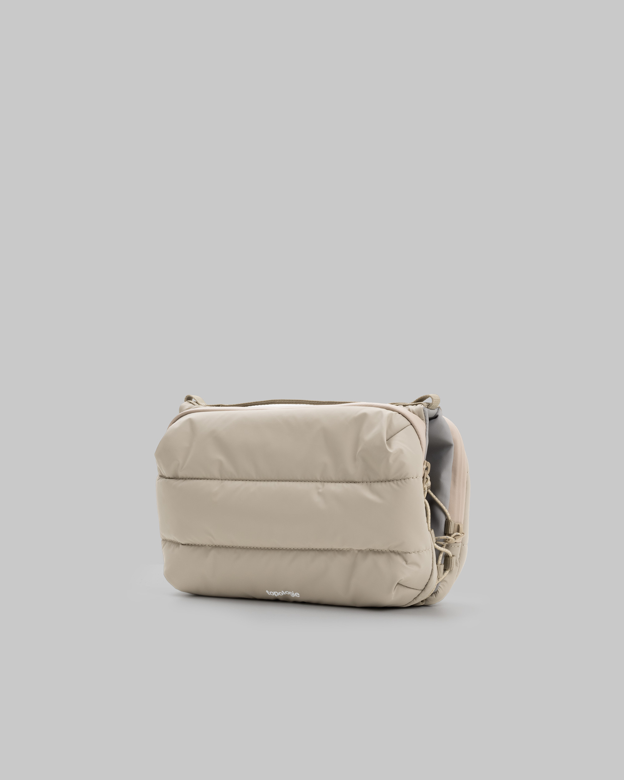 Bottle 大號水瓶斜背包 |灰褐色(絎縫)