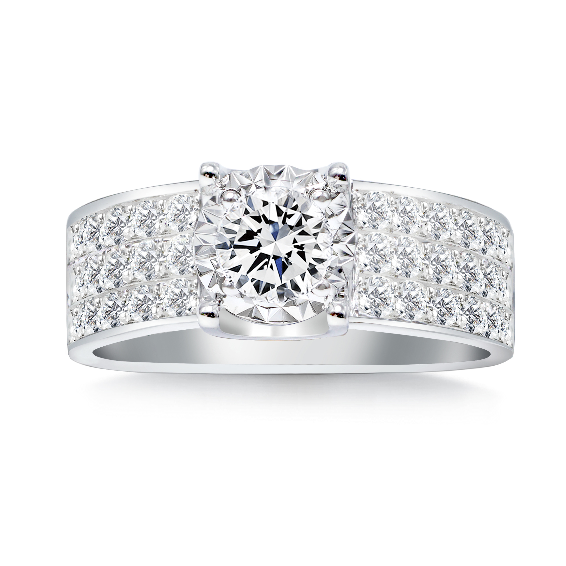 50分18K金豪麗鑽石戒指